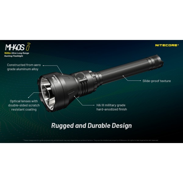 Nitecore MH40S, lanterna profesionala, reincarcabila usb C, 1500m, 1500 lumeni - imagine 11