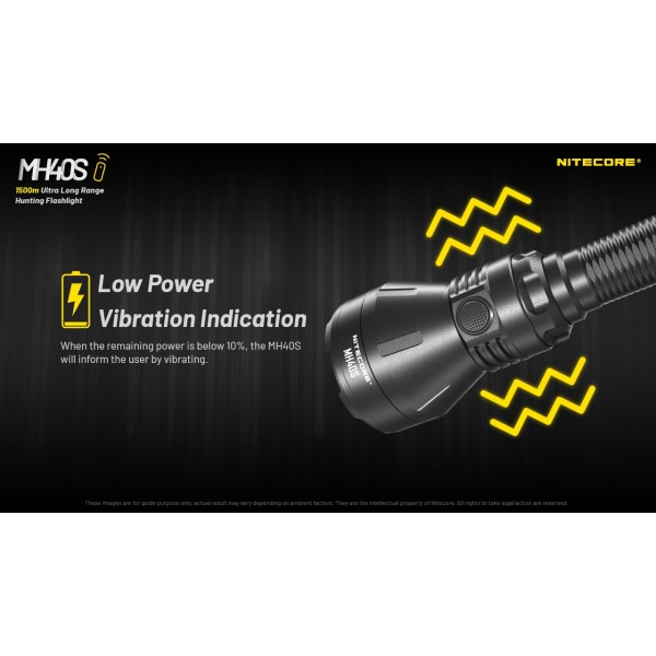 Nitecore MH40S, lanterna profesionala, reincarcabila usb C, 1500m, 1500 lumeni - imagine 14