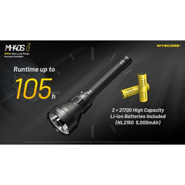 Nitecore MH40S, lanterna profesionala, reincarcabila usb C, 1500m, 1500 lumeni - imagine 17